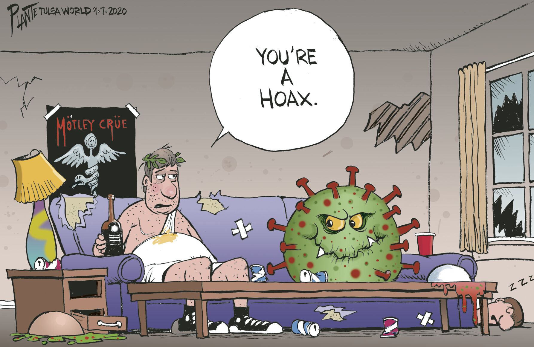 Bruce Plante Cartoon: The Hoax
